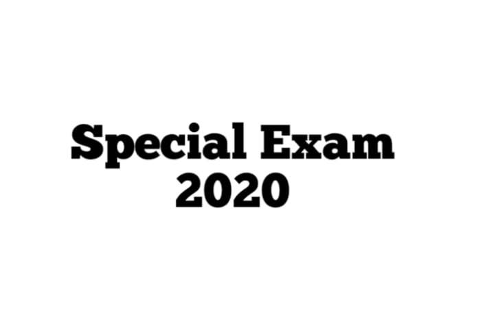 Special exam