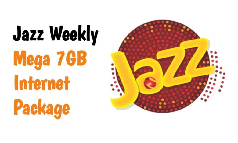 Jazz Weekly Mega 7GB Internet Package