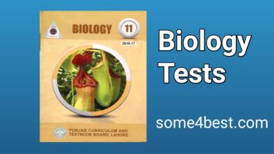 1st Year Biology Chapter Wise Tests 2021