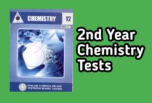 2nd Year Chemistry Chapter Wise Tests