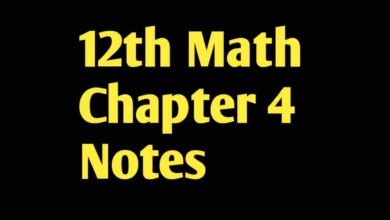 12th Math A Plus Notes Chapter 4 Smart Syllabus