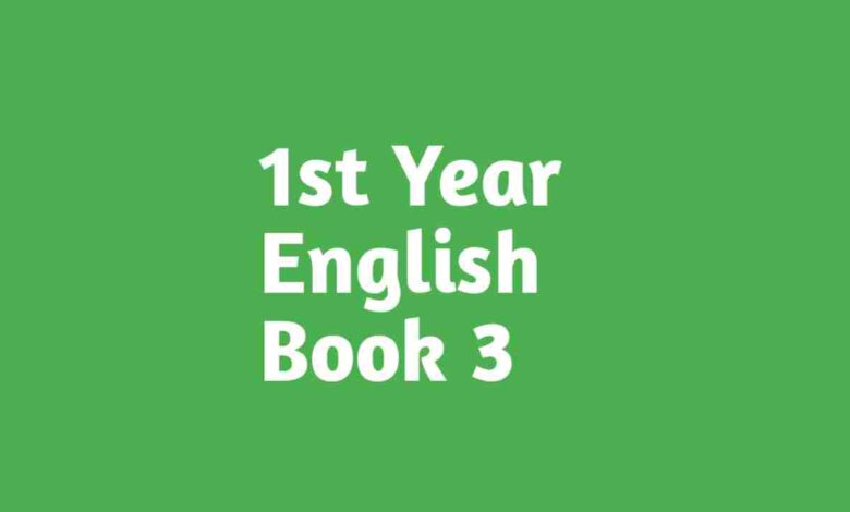 1st Year English Book 3 plays notes