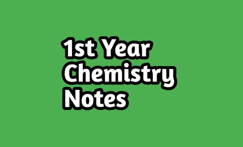 Chemistry notes for class 11 PDF Download