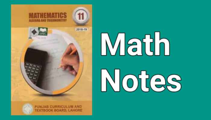 1st Year Math notes Chapter 1