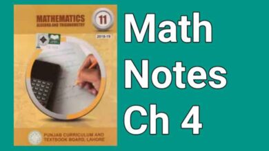 Math Notes For Class 11