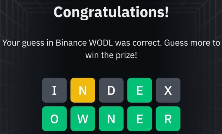 Binance Wodl All Letter Answers 26 August
