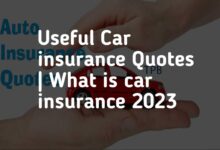 Useful Car insurance Quotes