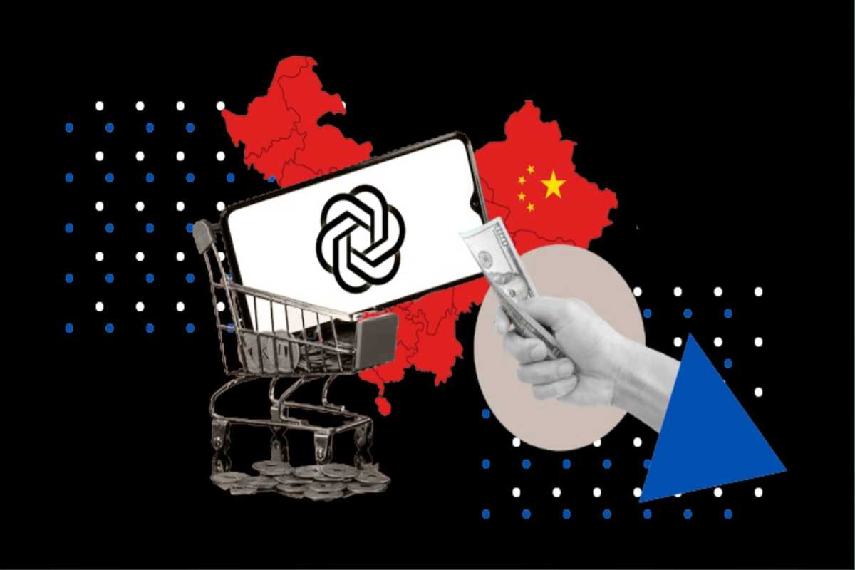 Is it true that China is offering ChatGPT logins for sale on the black market?