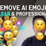 Removing AI-Based Emojis from Pictures for a Clean, Professional Look