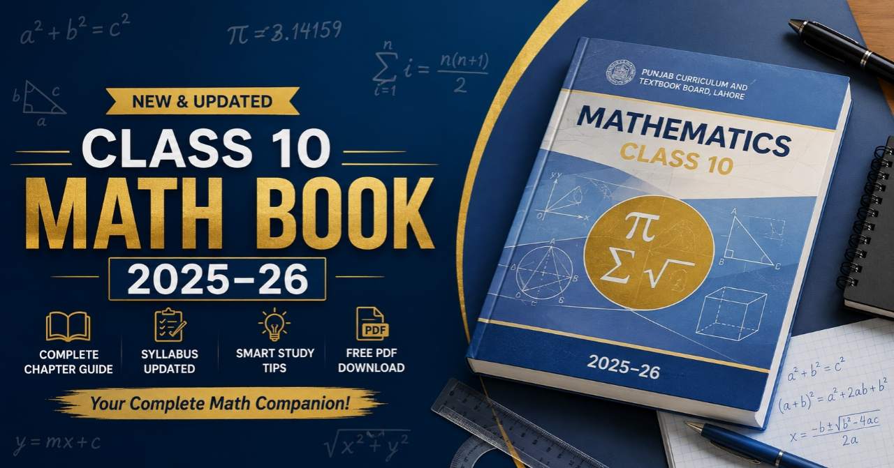 New Math Book for Class 10 PCTB 2025-26